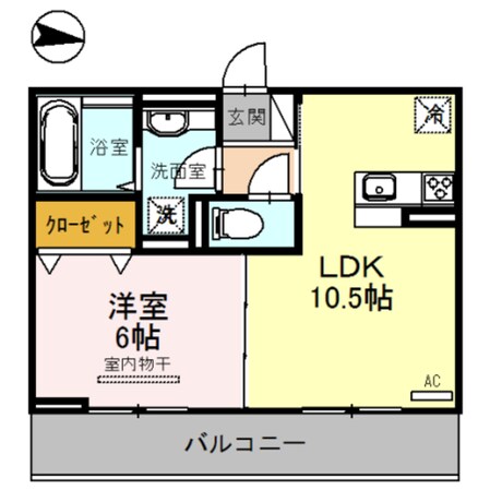 コンフォルシア鳳の物件間取画像